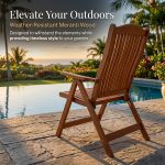 FORO Outdoor Folding Arm Chair - Image 3