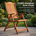 FORO Outdoor Folding Arm Chair