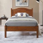 GARDA Super Single Wooden Bedframe-Dirty Oak