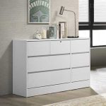 HAZEL 7 Drawer Chest With Key Lock-White - Image 2