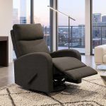 JASON Pull Handle Swivel Recliner-Grey - Image 4
