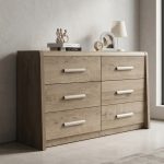 LENAR 6 Drawer Chest-Grey Oak - Image 2