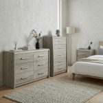 LENAR 6 Drawer Chest-Grey Oak - Image 10
