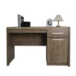LENAR 120cm Melamine Top Study Desk-Grey Oak - Image 4