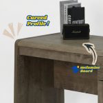 LENAR 120cm Melamine Top Study Desk-Grey Oak - Image 2