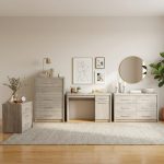 LENAR 6 Drawer Chest-Grey Oak - Image 3