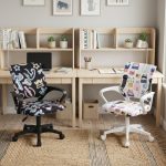 LIDO Mid Back Office Chair-Black Pattern - Image 3