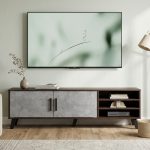 LIETO 160cm TV Cabinet-Walnut