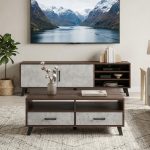 LIETO 160cm TV Cabinet-Walnut - Image 3