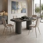 LULLABY 4 Seater Sintered Stone Dining Set-3 Colors - Image 3