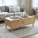 PODERE 100cm Coffee Table-Oak
