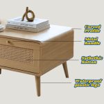 PODERE 100cm Coffee Table-Oak - Image 5