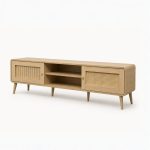 PODERE 180cm TV Cabinet-Oak - Image 4