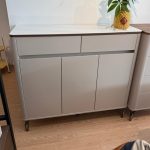 ROCCA 110cm Tempered Glasstop Sideboard - Image 3