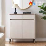 ROCCA 90cm Tempered Glasstop Sideboard
