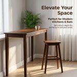 SAPORE 150cm Full Solid Bar Table-2 Colors - Image 2