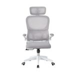 SARONNO High Back Ergonomic Office Chair-Grey - Image 6