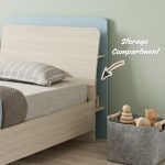 SOFTIE Single Size Storage Bed Frame-White Wash - Image 3