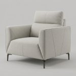 SPEZIA Pet Friendly 1 Seater Sofa-Grey - Image 4