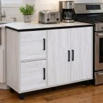 TAVOLA Tile Top Modular Kitchen Cabinet-White Wash - Image 7
