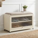 TENUTA 70cm Metal Shoe Bench-Ivory