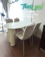 LULLABY 4 Seater Sintered Stone Dining Set-3 Colors - Image 14