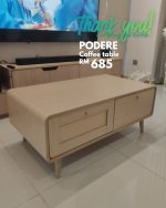PODERE 100cm Coffee Table-Oak - Image 6