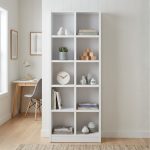 VINO 10 Compartment File Cabinet-White