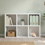 VINO 6 Compartment Storage Cabinet-White - Image 2