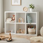 VINO 6 Compartment Storage Cabinet-White