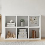 VINO 6 Compartment Storage Cabinet-White - Image 6