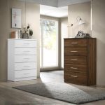 VOLUTA 5 Drawer Chest-White - Image 4