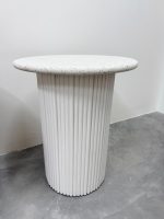 MANTOVA Round Terrazzo Top Side Table-3 Colors - Image 9