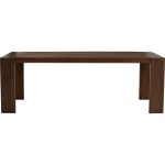 CLARKSON 218x100cm Wooden Dining Table-Cocoa - Image 2