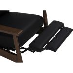 AGNES Push Back Wooden Recliner-Black - Image 17
