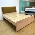 NIMBUS Solid Rubberwood Bed Frame-White Wash - Image 4