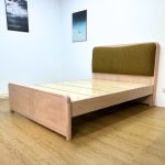 NIMBUS Solid Rubberwood Bed Frame-White Wash - Image 3