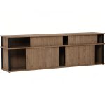 FLAVIO 180cm TV Cabinet-Dark Oak - Image 5