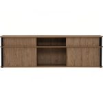 FLAVIO 180cm TV Cabinet-Dark Oak - Image 11