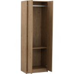 MARIAN 60cm 2 Door Wardrobe-Oak - Image 4