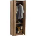 MARIAN 60cm 2 Door Wardrobe-Oak - Image 3