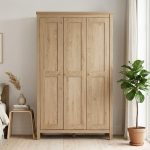 RONDA 110cm 3 Door Wardrobe-Oak