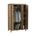 RONDA 110cm 3 Door Wardrobe-Oak - Image 5