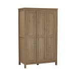 RONDA 110cm 3 Door Wardrobe-Oak - Image 2