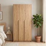 MARIAN 90cm 3 Door Wardrobe-Oak