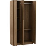 MARIAN 90cm 3 Door Wardrobe-Oak - Image 5