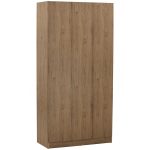 MARIAN 90cm 3 Door Wardrobe-Oak - Image 6