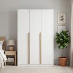 MARIAN 120cm 3 Door Wardrobe-White