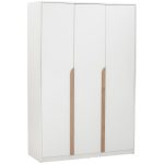 MARIAN 120cm 3 Door Wardrobe-White - Image 6