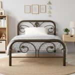 KINTA Super Single Metal Bedframe-Copper